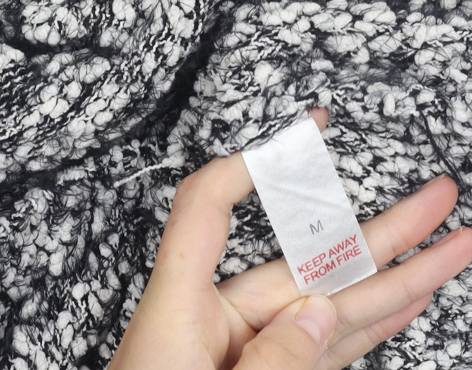 BM Collection Women's Grey Knit Jumper M