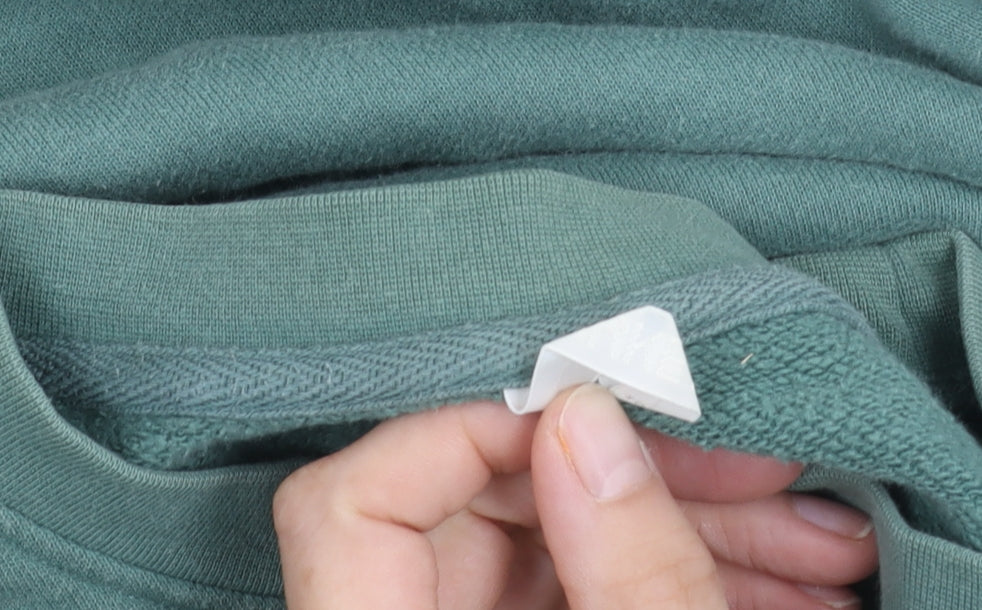 Green Cotton Pullover Sweatshirt - Unisex Adult Large