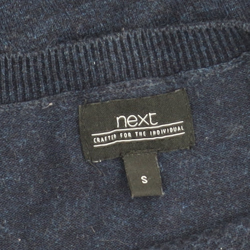Next Men's Blue Crew Neck Pullover Jumper S