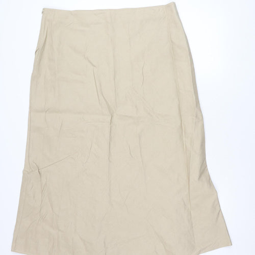 Marks and Spencer Women Beige Skirt Size 20