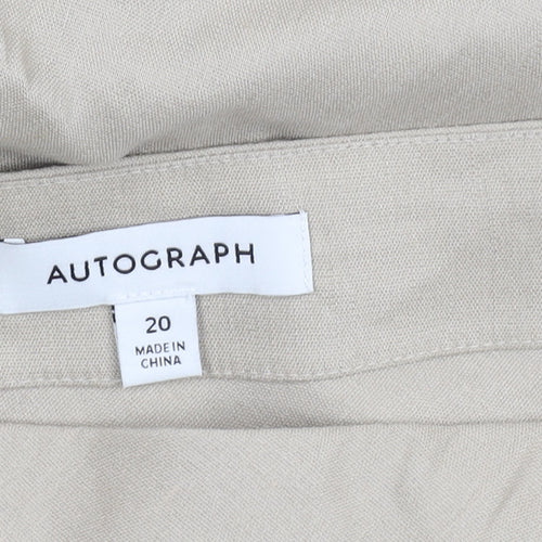 Marks and Spencer Women Beige Skirt Size 20