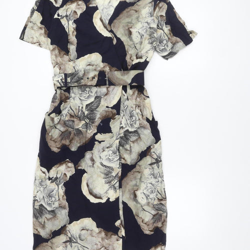 J. Taylor Women's Floral Multicoloured Dress Size 12