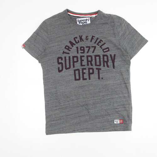 Superdry Men's Grey Graphic Print T-Shirt M