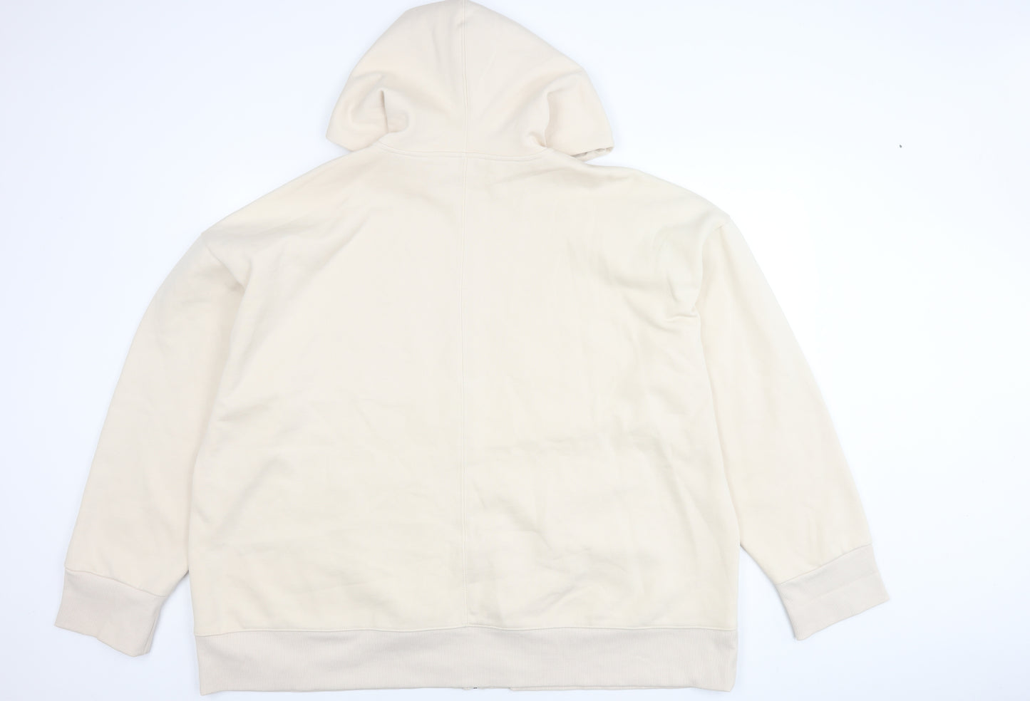 Topshop Women’s Beige Hooded Jacket, Size L, Casual