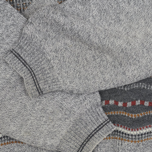 C&A Men's Grey Pullover Jumper - M