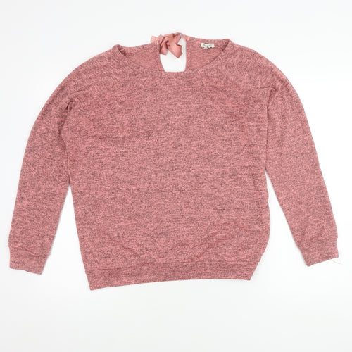 River Island Women’s Pink Pullover Jumper, Size 8