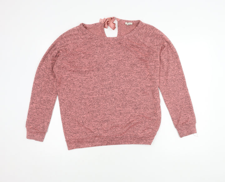 River Island Women’s Pink Pullover Jumper, Size 8