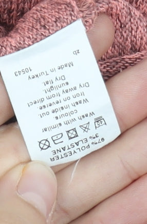 River Island Women’s Pink Pullover Jumper, Size 8