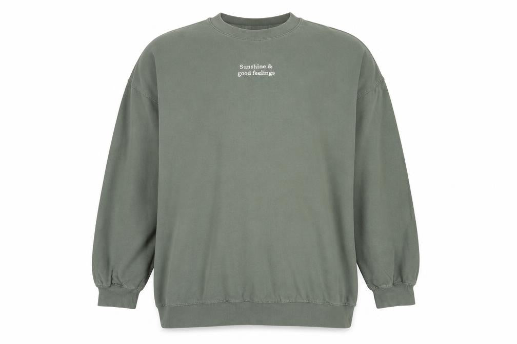 Front view of H&M Women's Green XL jumper, Casual Cotton