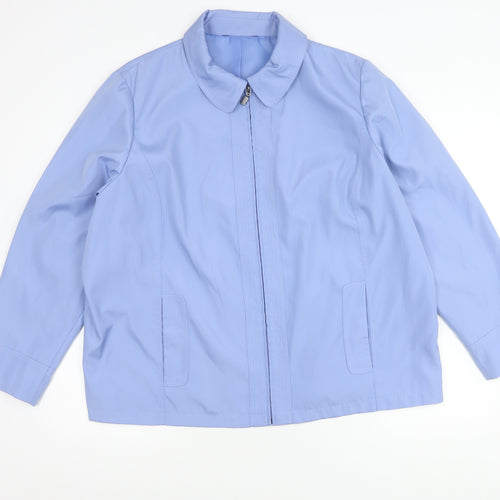 Bm Women's Blue Basic Jacket XL
