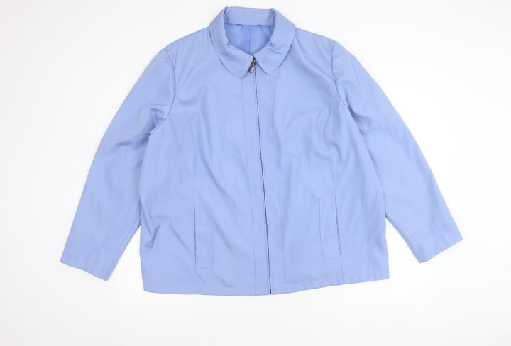 Bm Women's Blue Basic Jacket XL