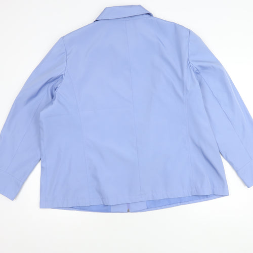 Bm Women's Blue Basic Jacket XL