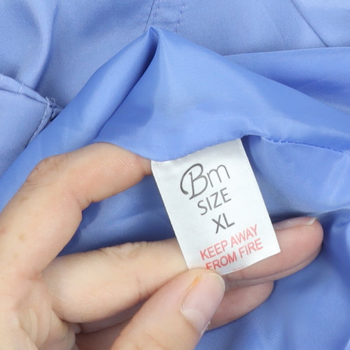 Bm Women's Blue Basic Jacket XL