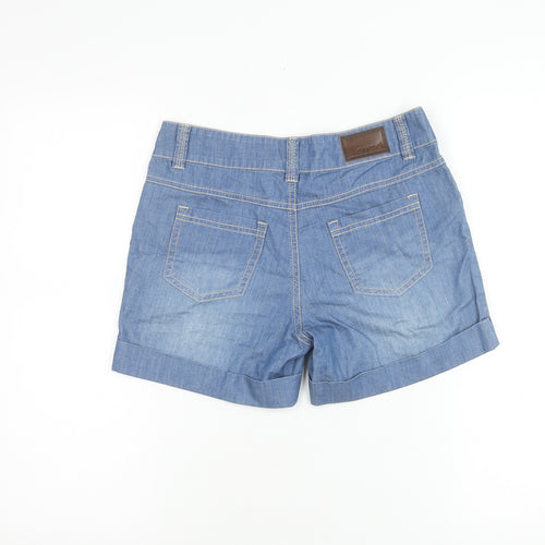 Animal Women's Blue Size 8 Cotton Shorts