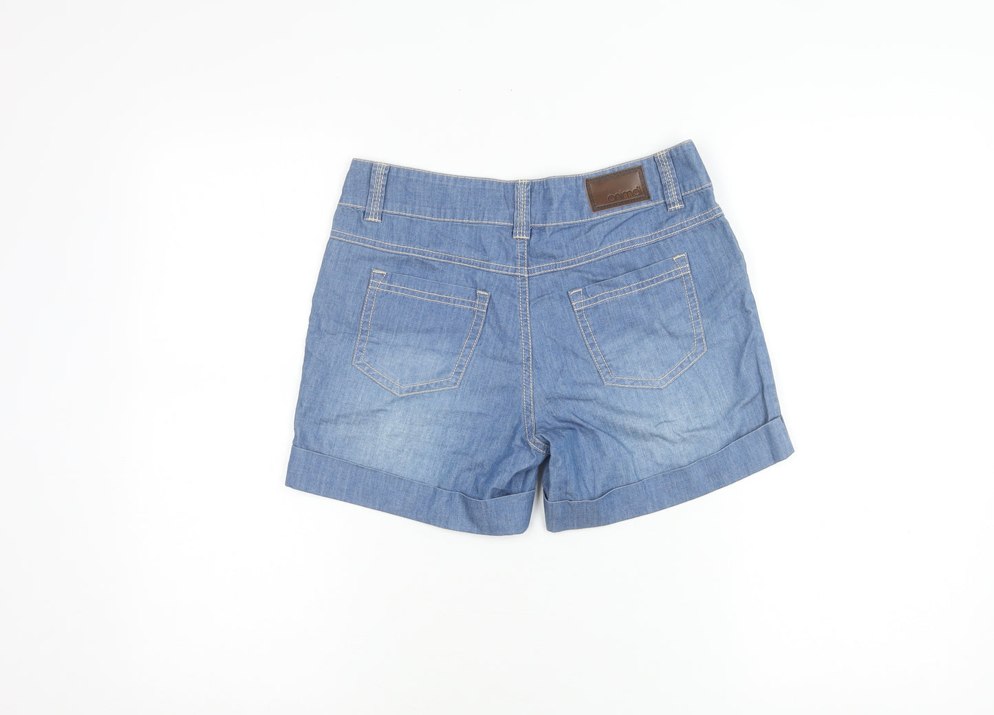 Animal Women's Blue Size 8 Cotton Shorts