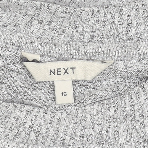 Next Women's Grey Pullover Jumper Size 16