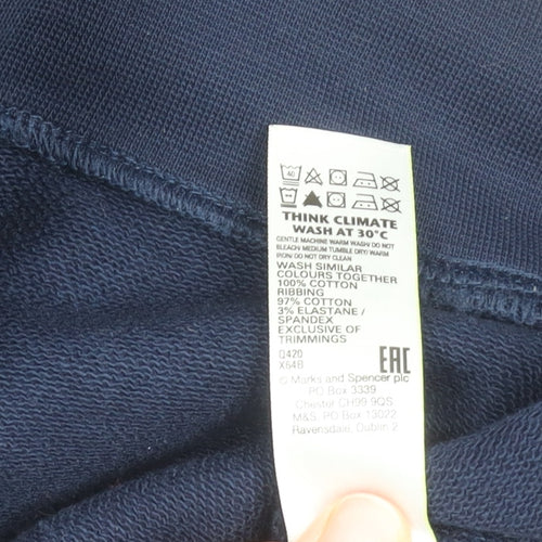 Marks and Spencer Unisex Blue XL Basic Jacket