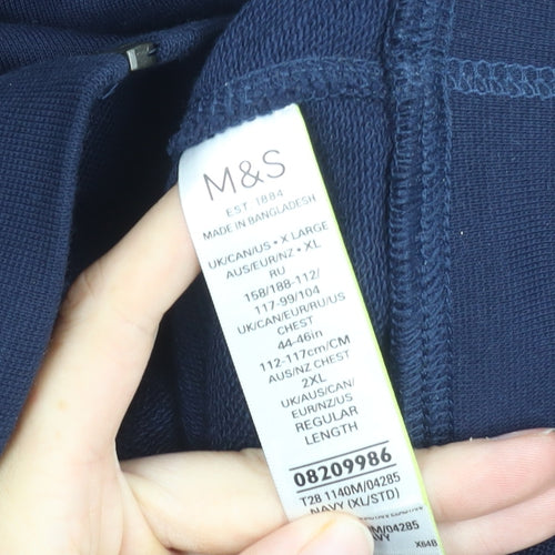 Marks and Spencer Unisex Blue XL Basic Jacket