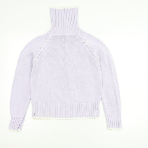 Trader Women's Multicoloured Mock Neck Jumper Size 12