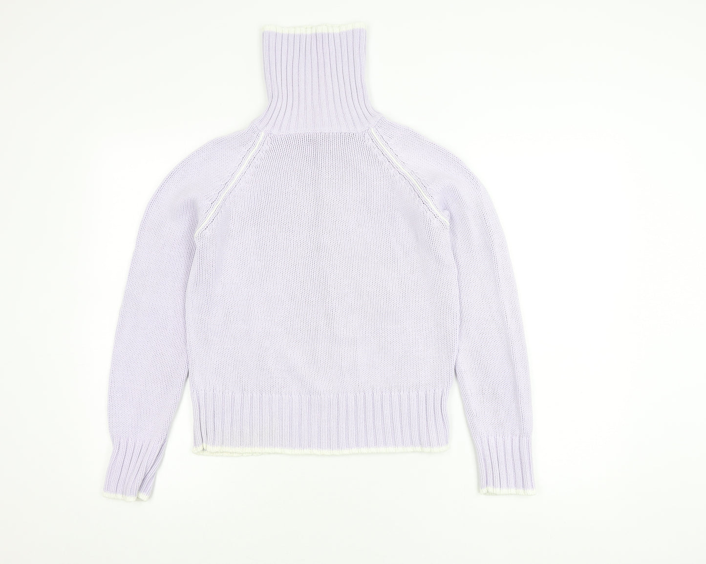 Trader Women's Multicoloured Mock Neck Jumper Size 12