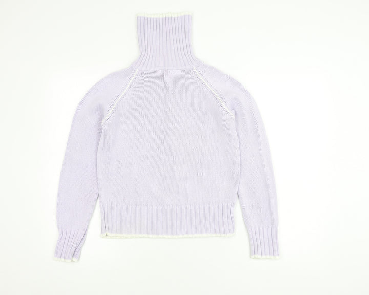 Trader Women's Multicoloured Mock Neck Jumper Size 12