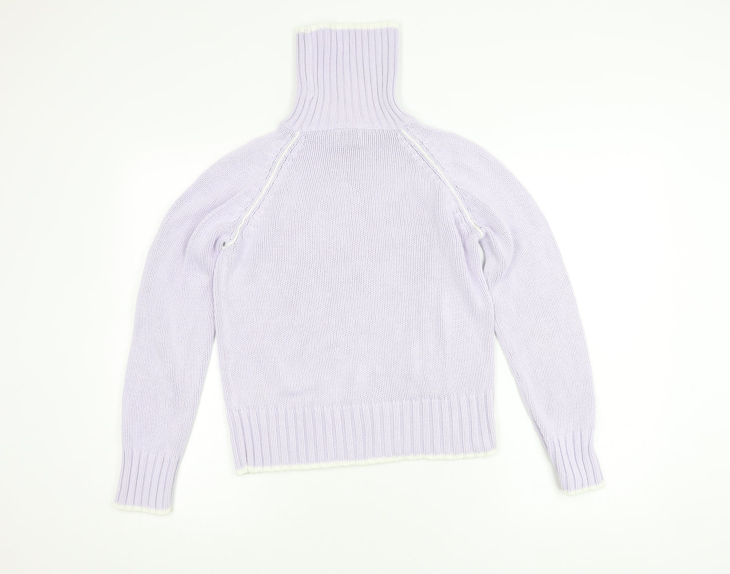 Trader Women's Multicoloured Mock Neck Jumper Size 12