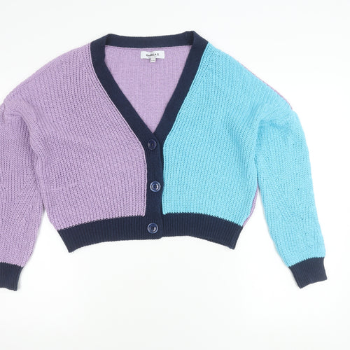 Isabella D. Women's Multicoloured Cardigan S V-Neck