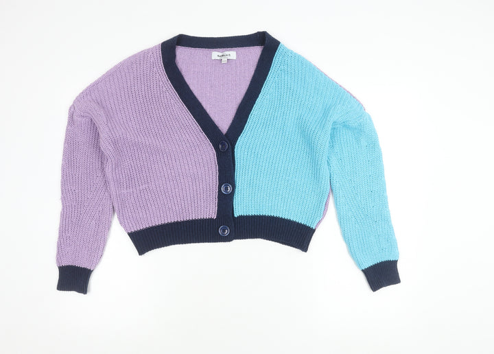 Isabella D. Women's Multicoloured Cardigan S V-Neck