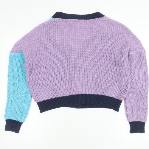 Isabella D. Women's Multicoloured Cardigan S V-Neck