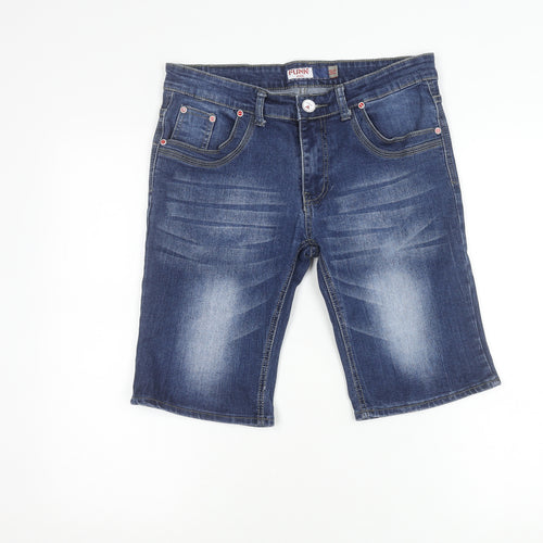 Funk Jeans Women's Blue Bermuda Shorts Size 10