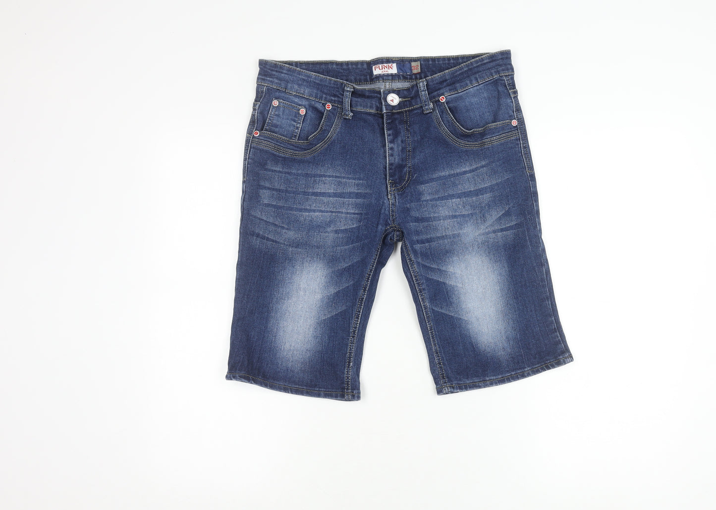 Funk Jeans Women's Blue Bermuda Shorts Size 10
