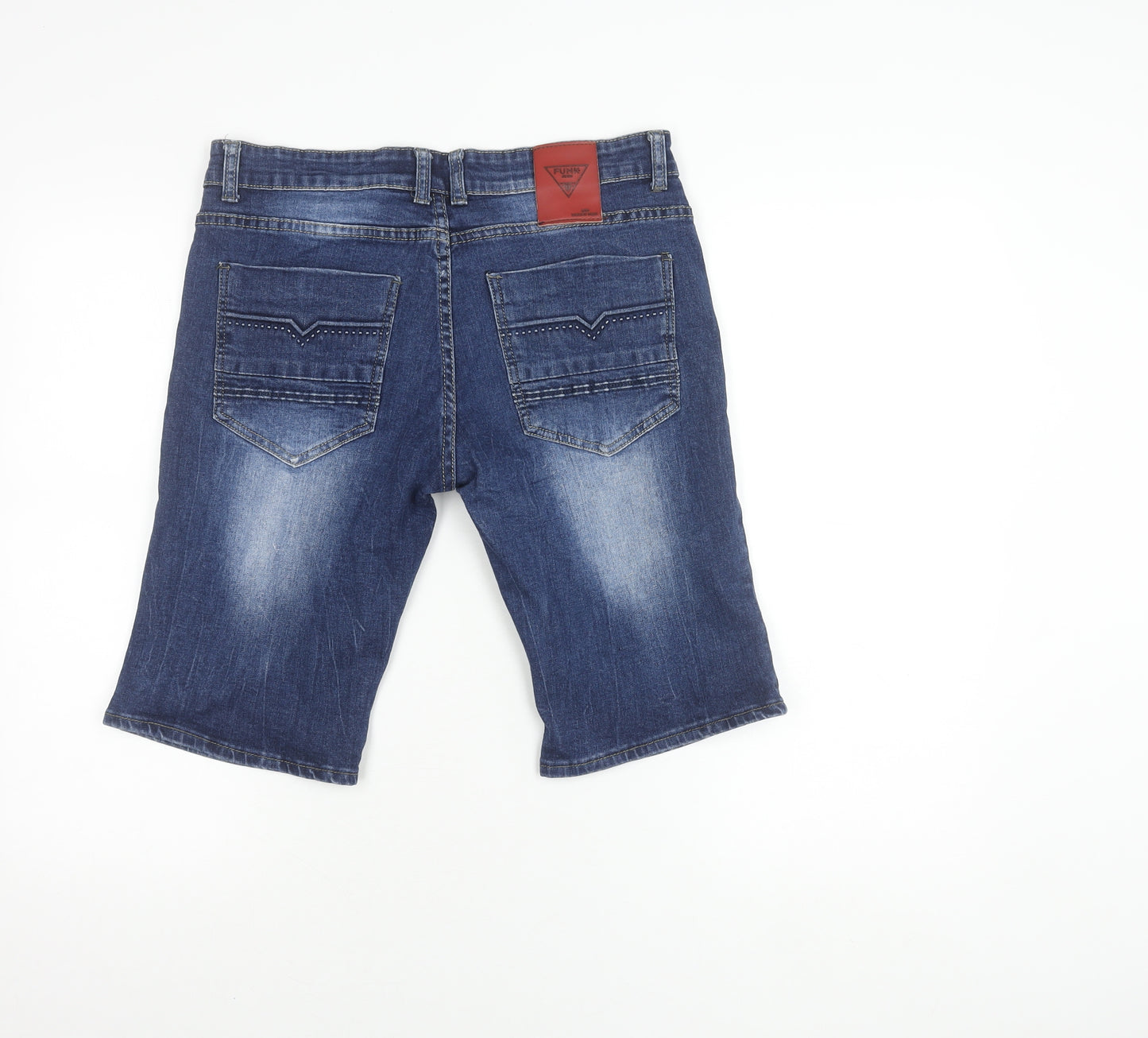 Funk Jeans Women's Blue Bermuda Shorts Size 10