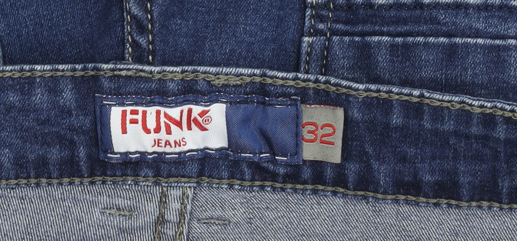 Funk Jeans Women's Blue Bermuda Shorts Size 10