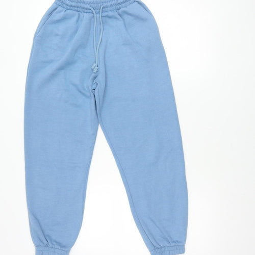Zara Women’s Blue Jogger Trousers, Size S, Elastic Waist