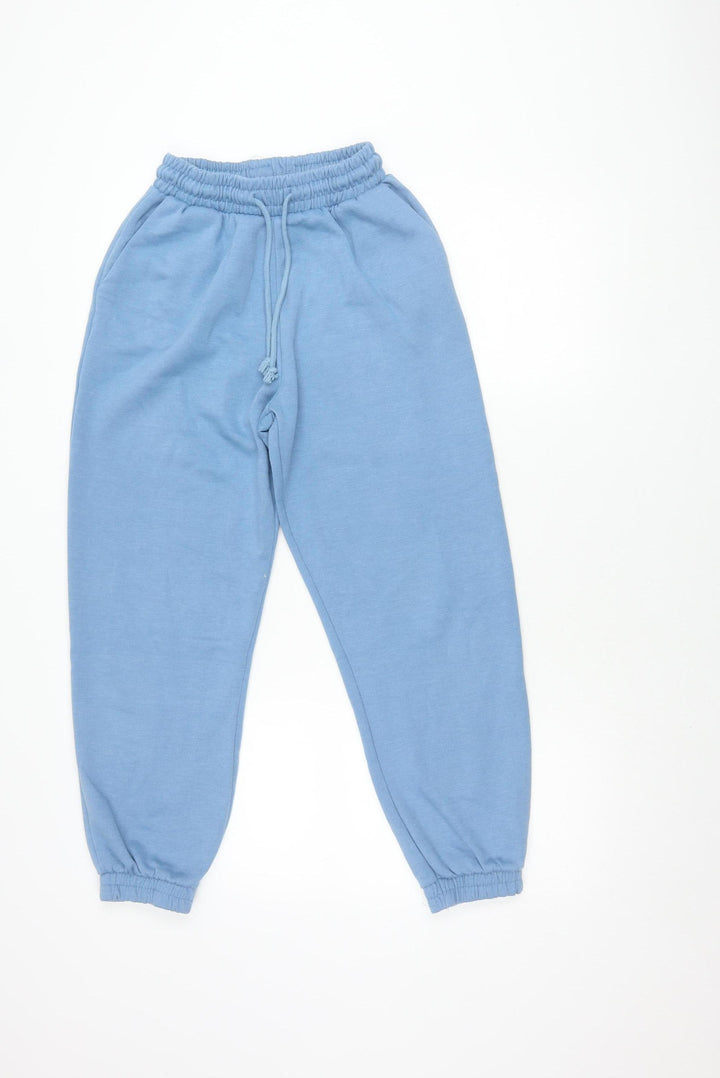 Zara Women’s Blue Jogger Trousers, Size S, Elastic Waist