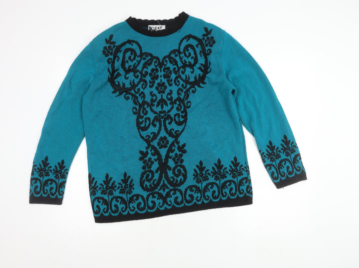 Next Issue Women's Blue L Pullover Jumper