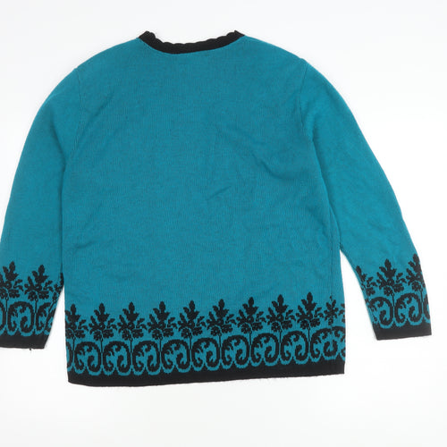 Next Issue Women's Blue L Pullover Jumper