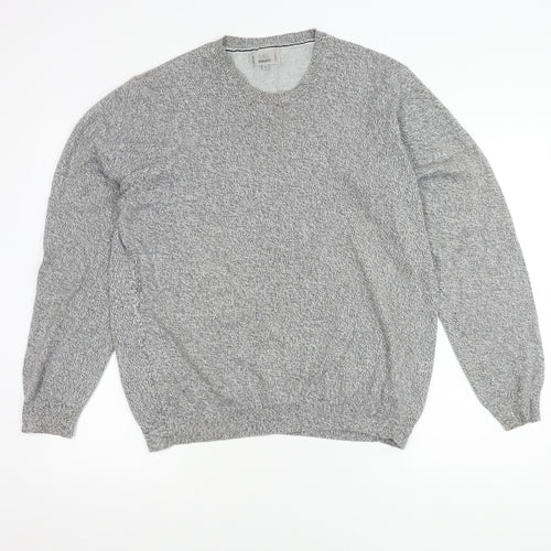 Marks and Spencer Men's Grey Pullover Jumper L