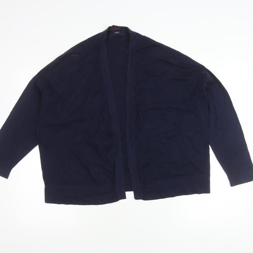 Next Women's Blue Long Sleeve Open Front Cardigan Size 12
