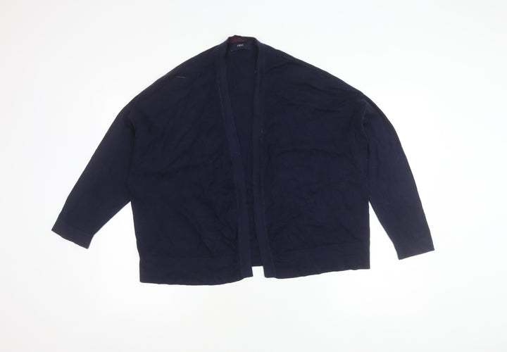 Next Women's Blue Long Sleeve Open Front Cardigan Size 12