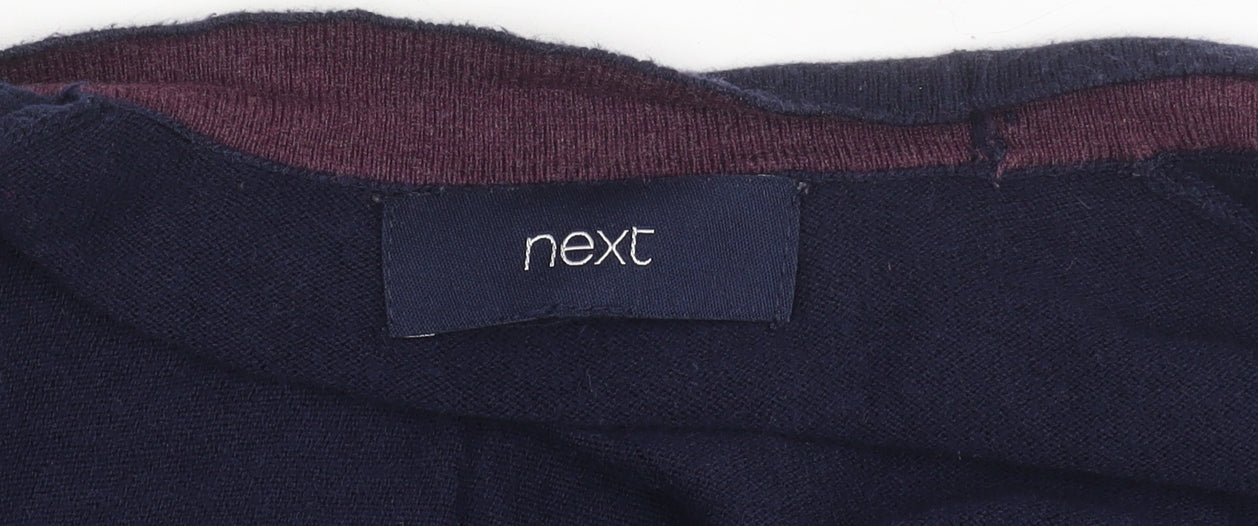 Next Women's Blue Long Sleeve Open Front Cardigan Size 12