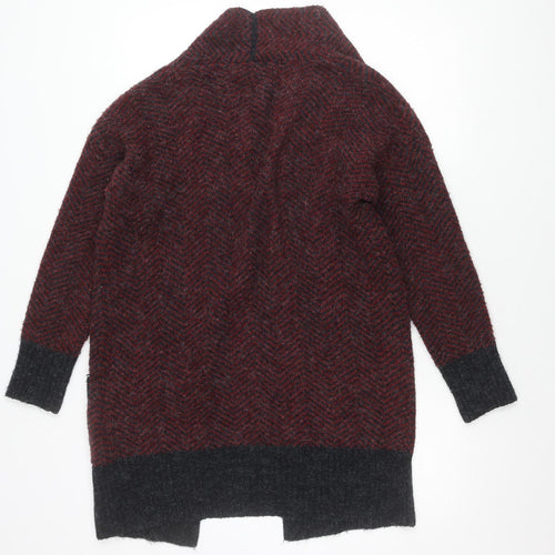 Cerulean Women's Purple Open Front Cardigan L Knit