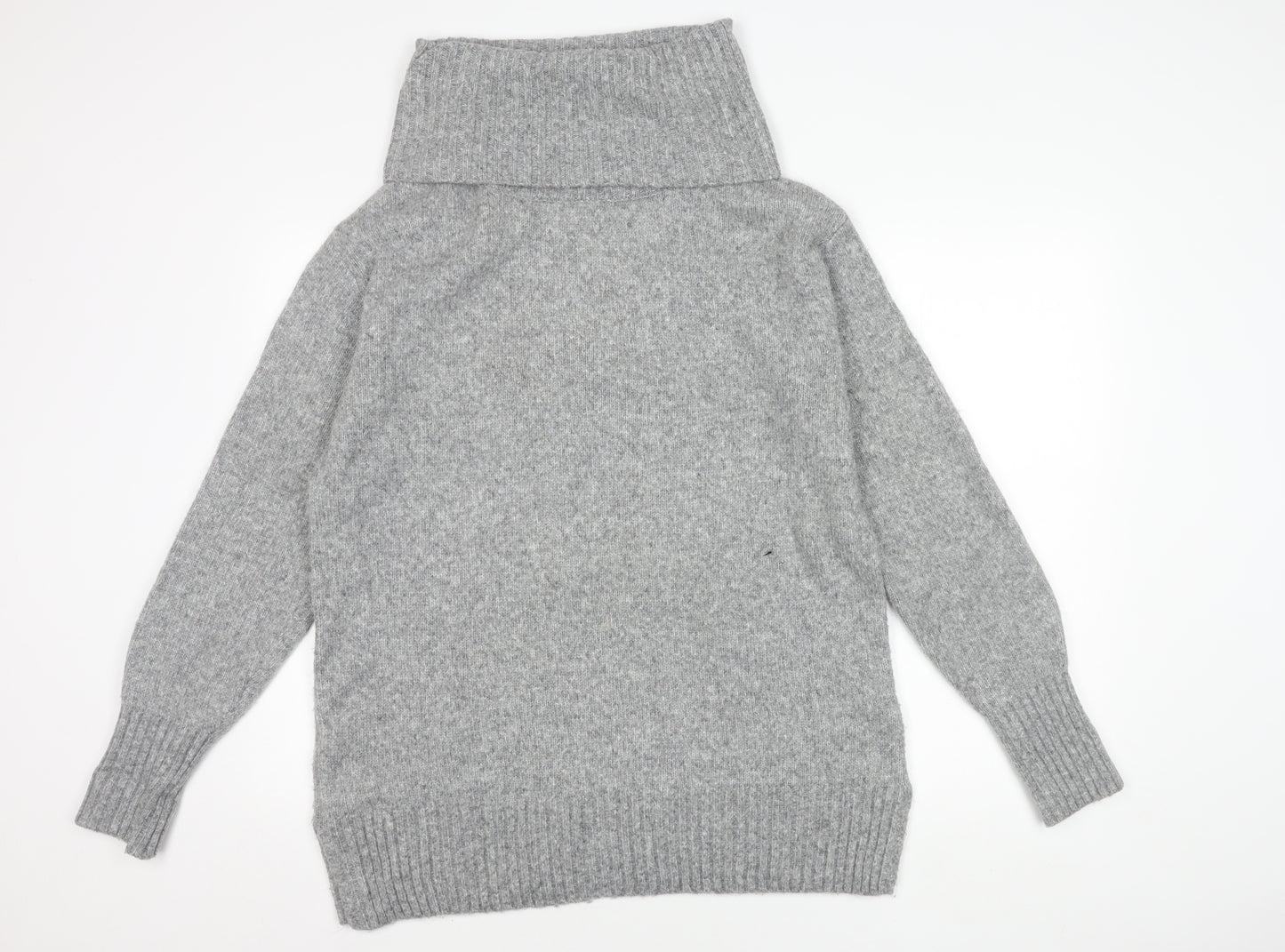 H&M Women's Grey Roll Neck Jumper, M, Winter Casual