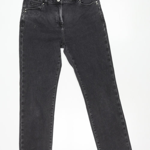 Next Women's Black Slim Jeans Size 14 Regular