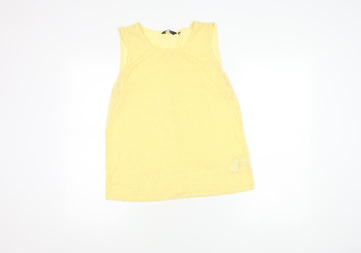 New Look Women Yellow Camisole Blouse Size 14