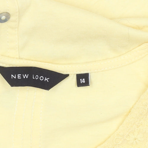 New Look Women Yellow Camisole Blouse Size 14