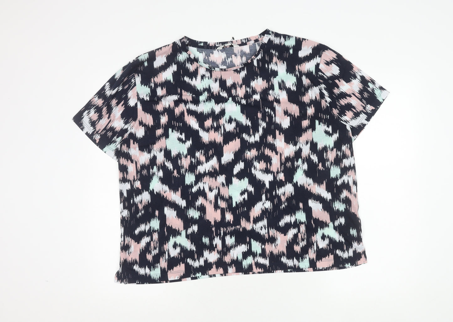 Marks and Spencer Women's Multicoloured T-Shirt Size 18