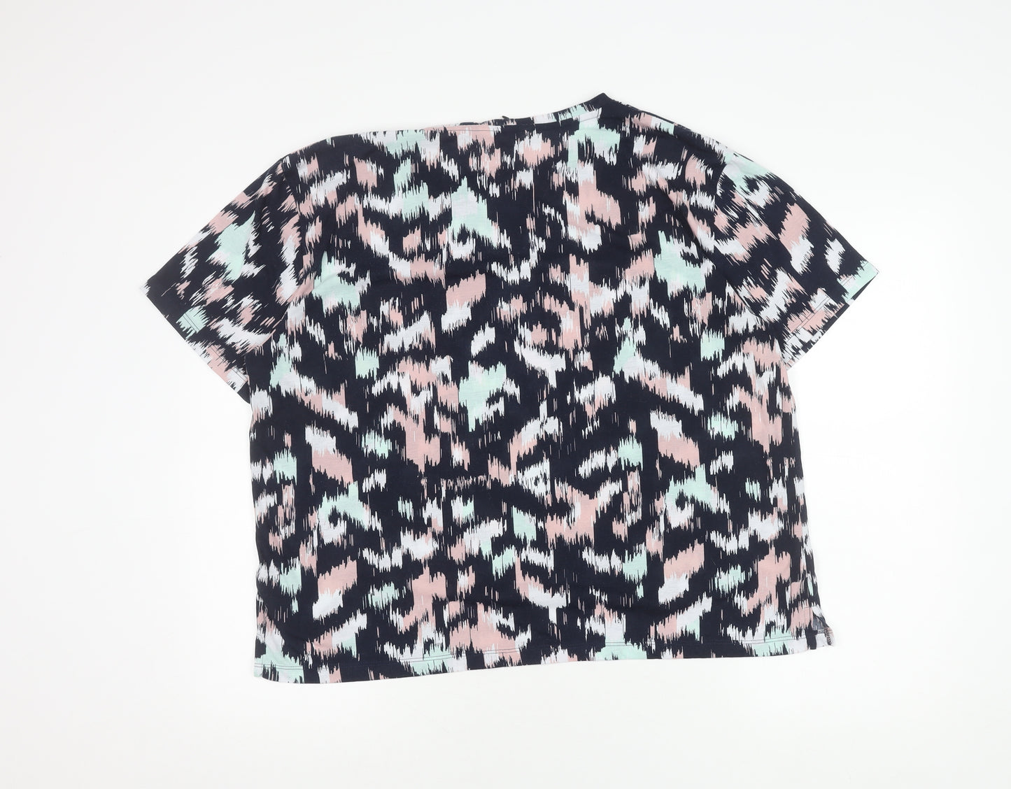 Marks and Spencer Women's Multicoloured T-Shirt Size 18