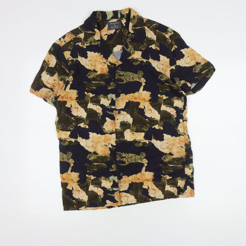 Primark Men's Multicoloured XS Relaxed Fit Shirt