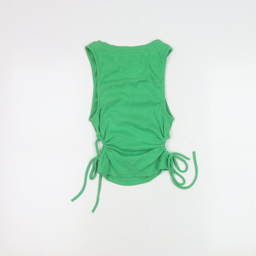 Zara Women’s Green Sleeveless Tank Top Size 10